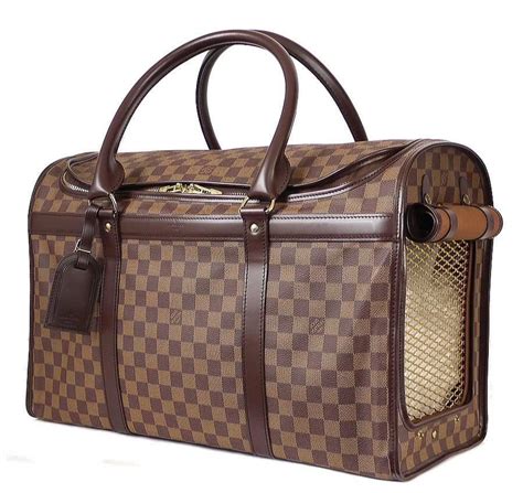 louis vuitton dog carrier bag|Louis Vuitton dog collar leash.